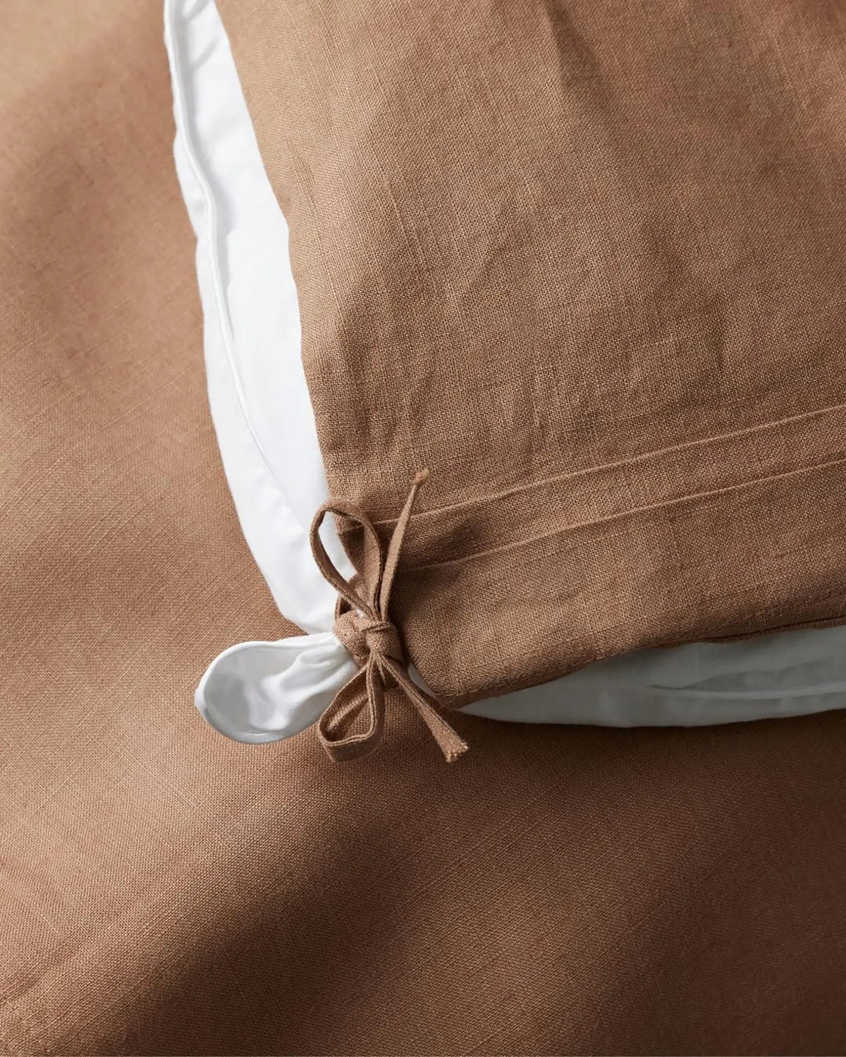 Ravello Linen Quilt Cover Biscuit – view 2