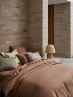 Ravello Linen Flat Sheet Biscuit – view 4