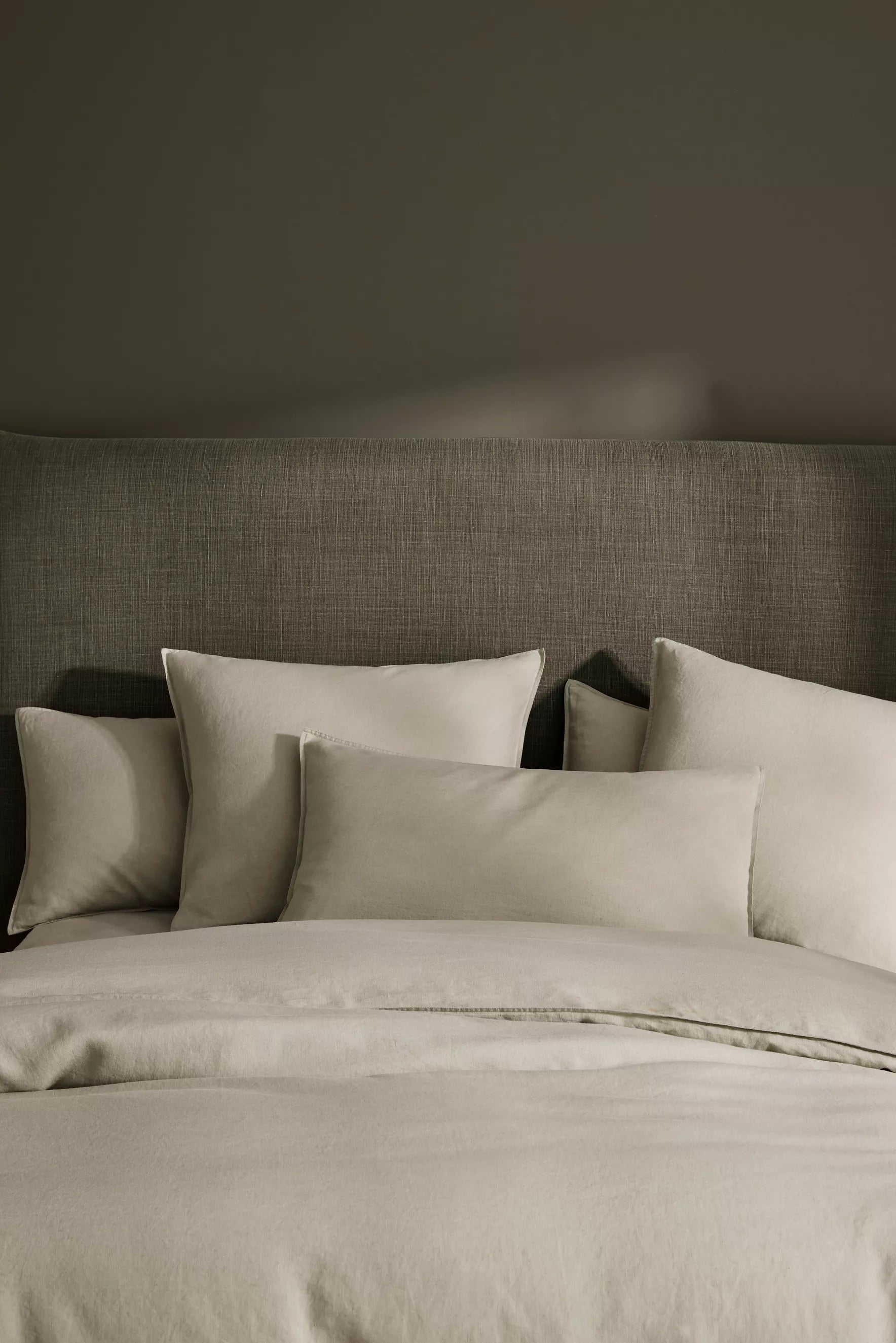 Ravello Linen Quilt Cover Sage