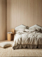 Ravello Linen Quilt Cover Bone