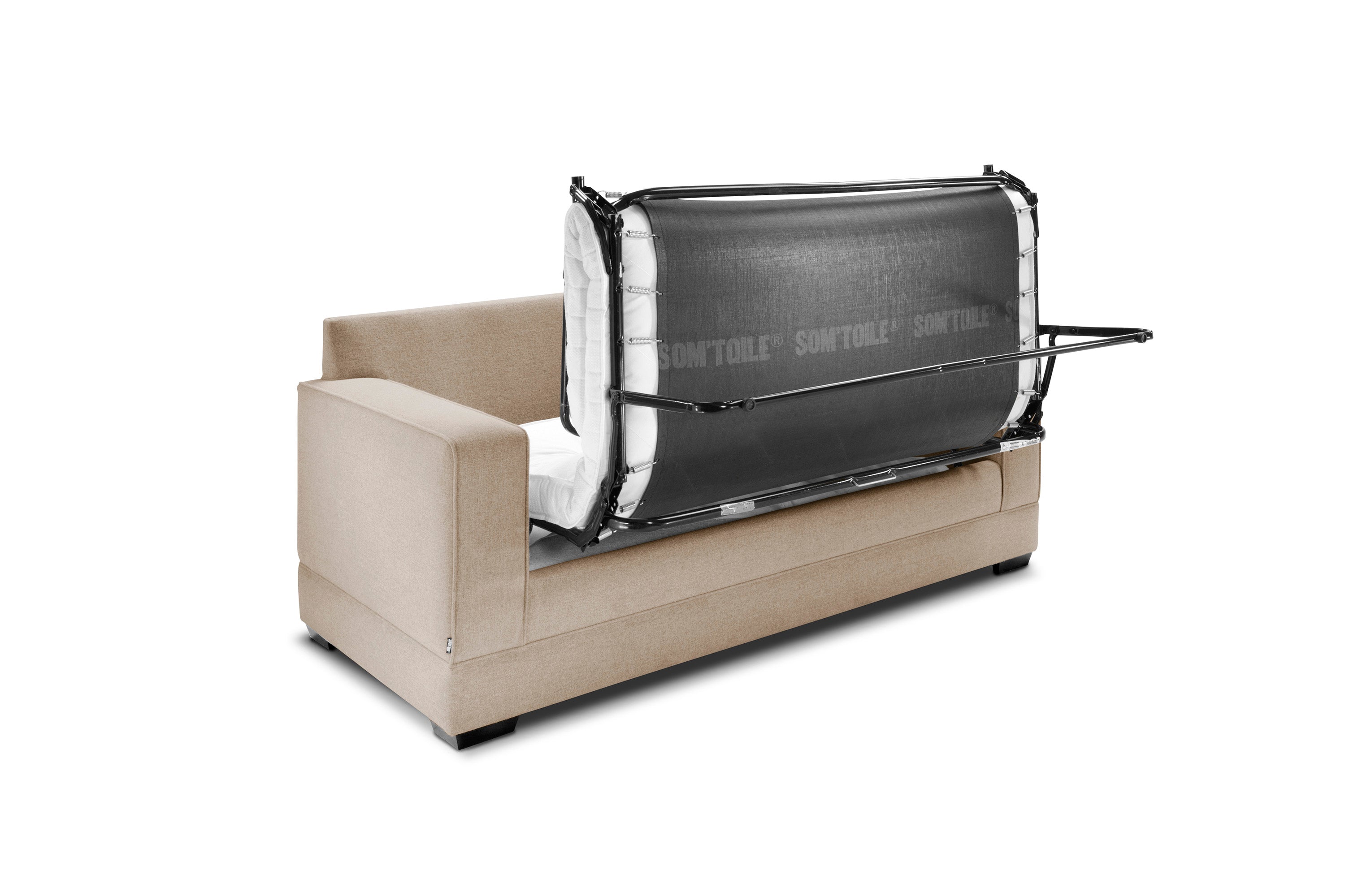 Jay-Be® Modern Sofa Bed with e-Pocket® Sprung Mattress - Two seater