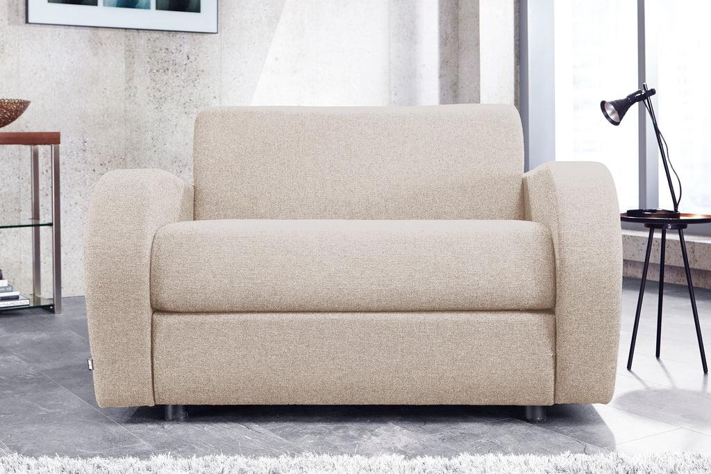 Jay-Be® Retro Sofa Bed Chair with Deep Sprung Mattress - One seater