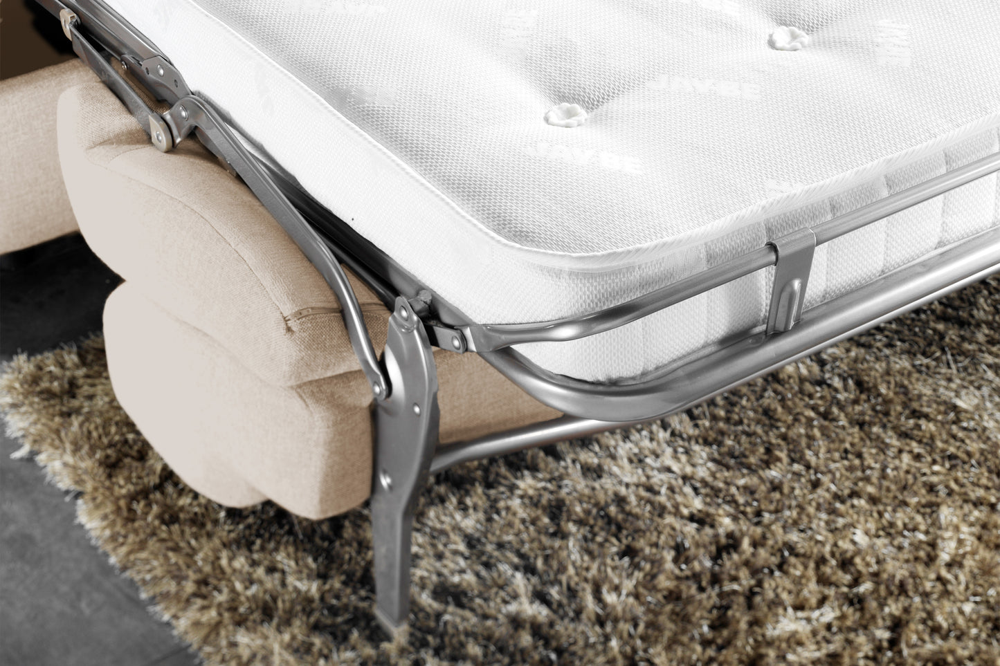 Jay-Be® Retro Sofa Bed Chair with Deep Sprung Mattress - One seater