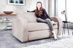 Jay-Be® Retro Sofa Bed Chair with Deep Sprung Mattress - One seater
