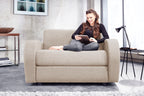 Jay-Be® Retro Sofa Bed Chair with Deep Sprung Mattress - One seater