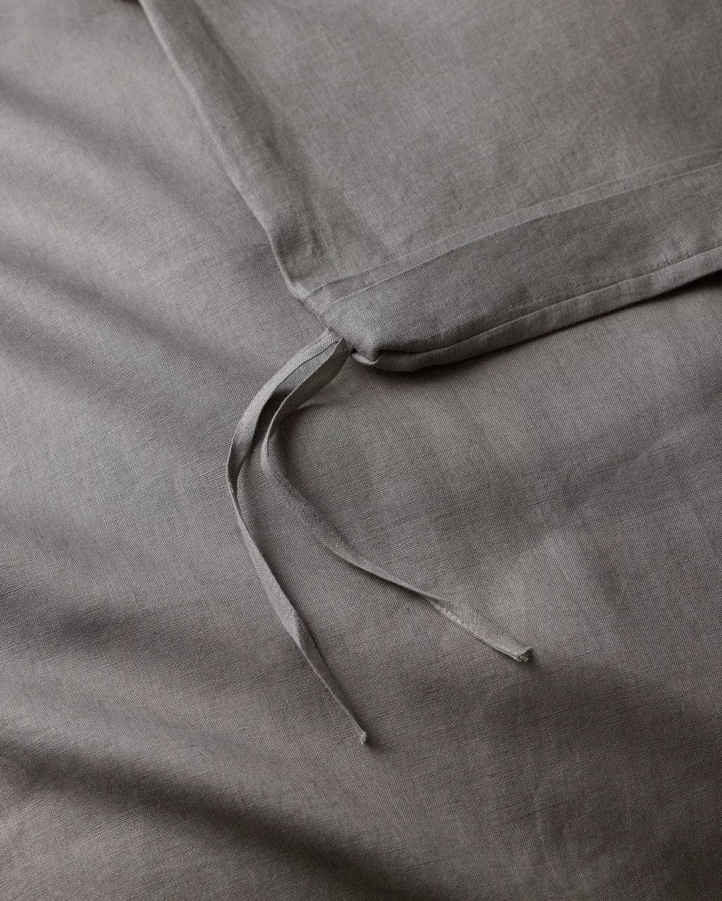 Ravello Linen Quilt Cover Charcoal