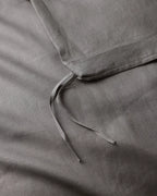 Ravello Linen Quilt Cover Charcoal
