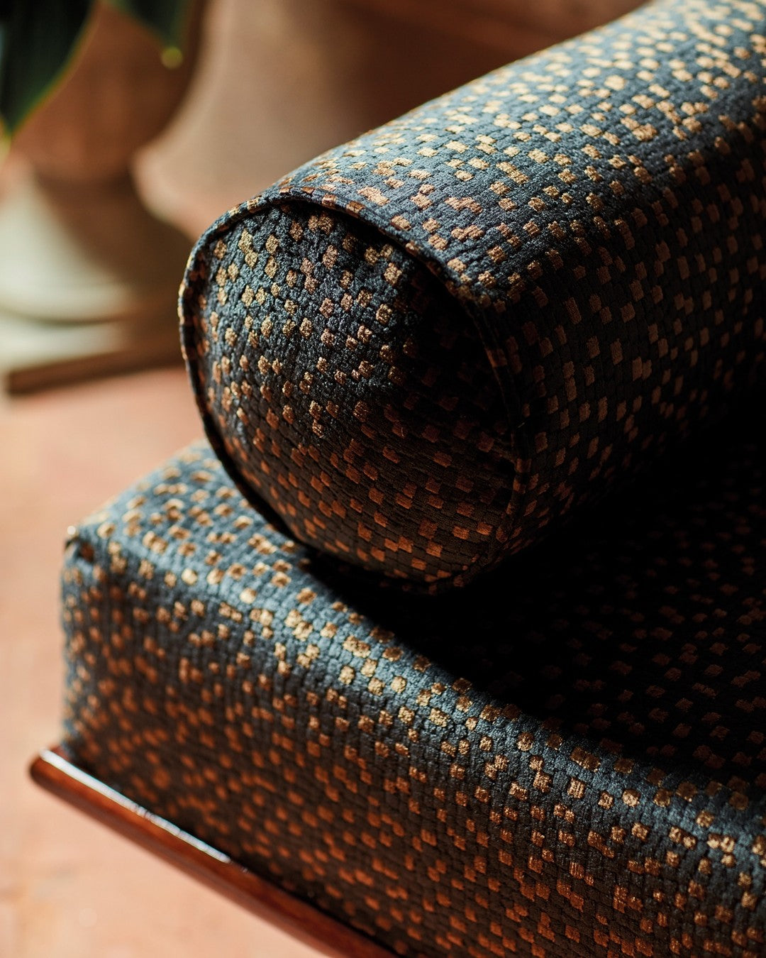 Macro photo cushion