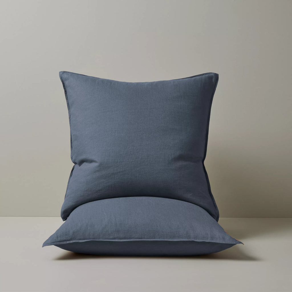 Ravello Linen Pillowcase Set Denim – view 2
