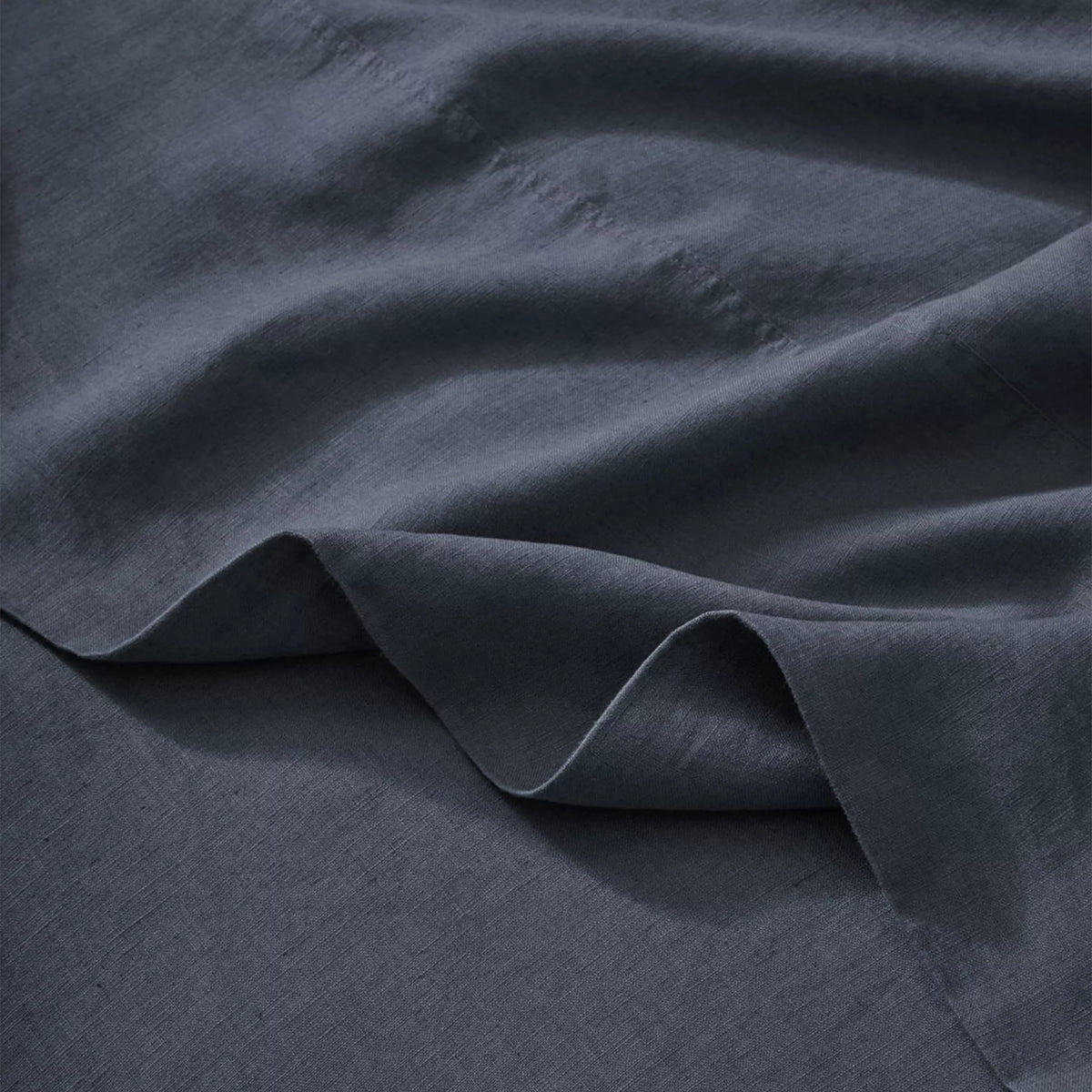 Ravello Linen Flat Sheet Denim