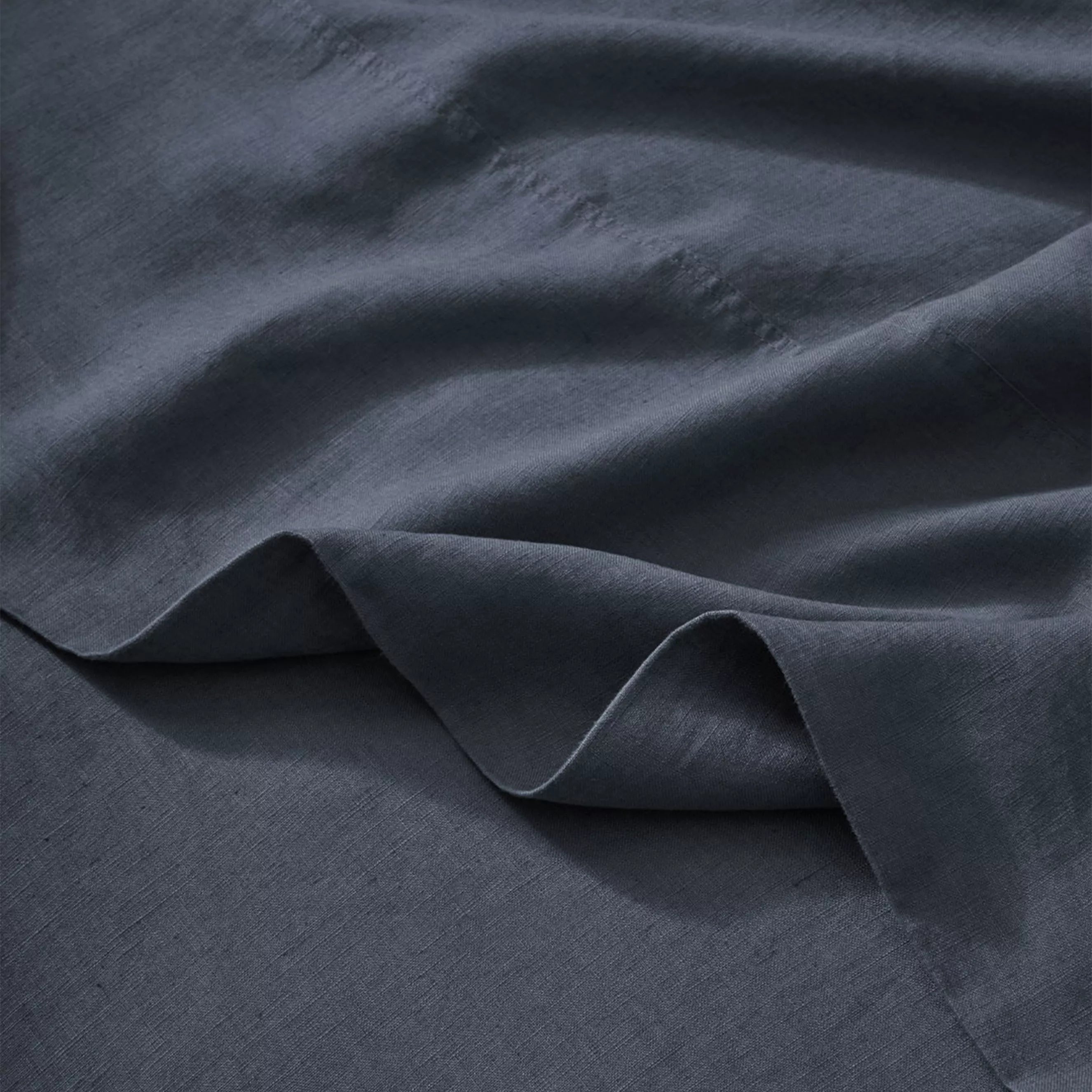 Ravello Linen Fitted Sheet Denim