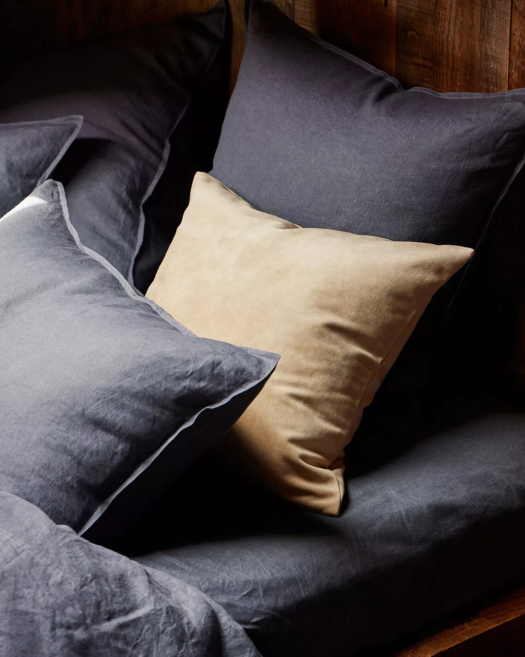 Ravello Linen Pillowcase Set Denim – view 3