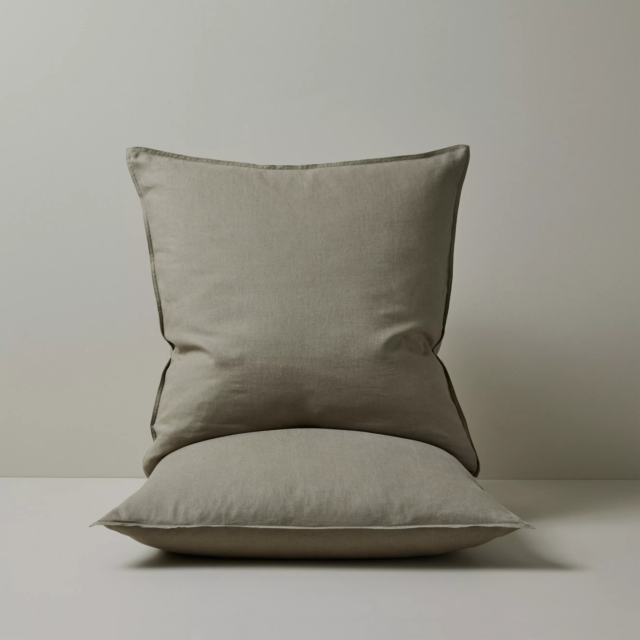 Ravello Linen Pillowcase Set Caper