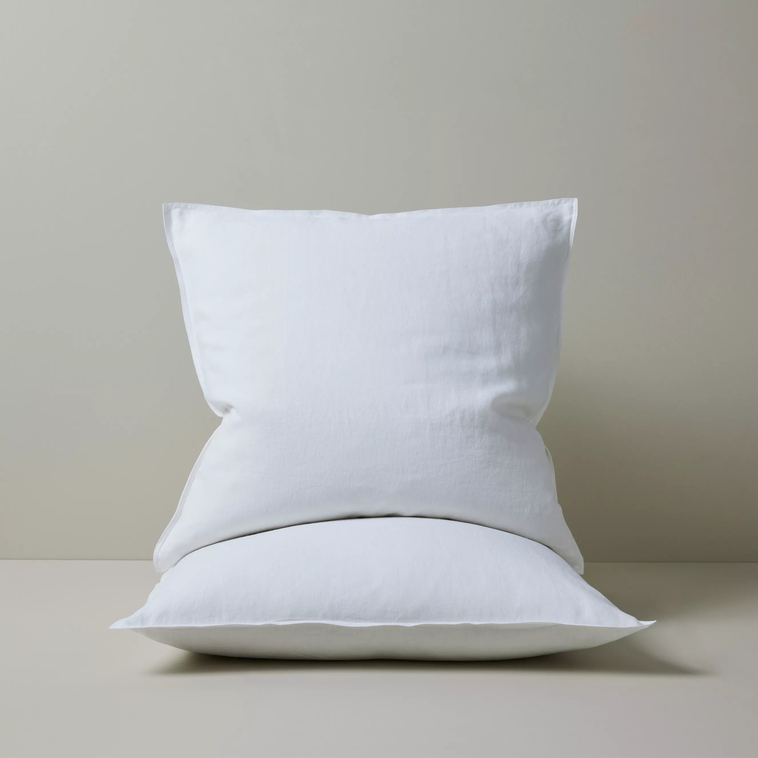 Ravello Linen Pillowcase Set White