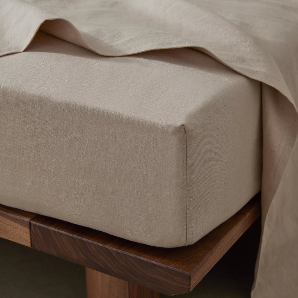 Ravello Linen Fitted Sheet Shell – view 2