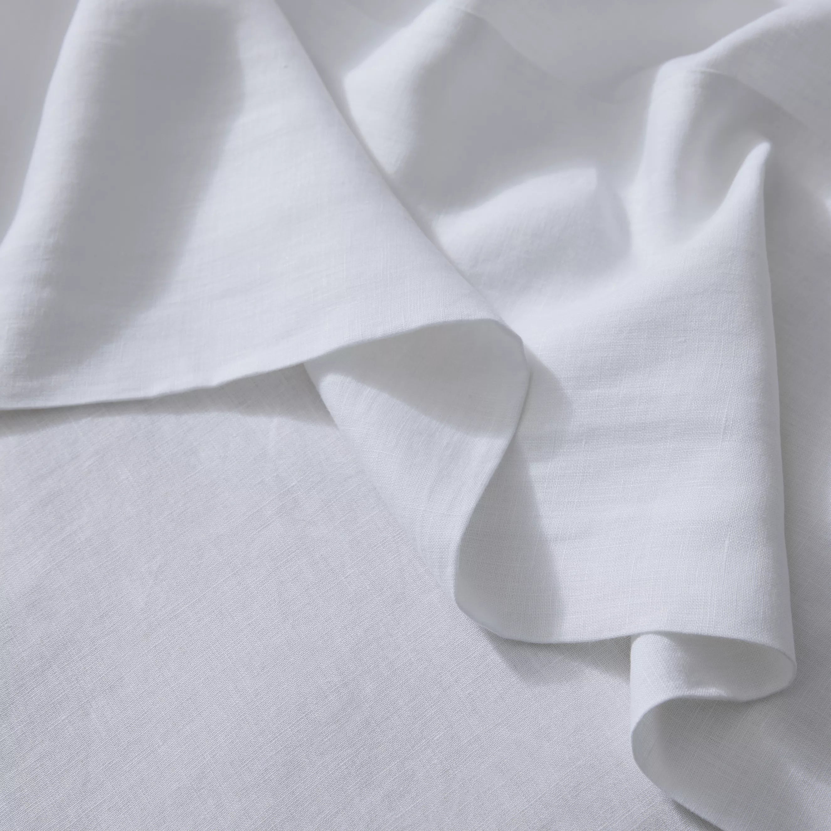 Ravello Linen Flat Sheet White
