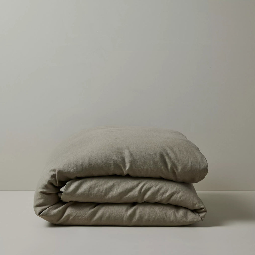 Ravello Linen Quilt Cover Caper