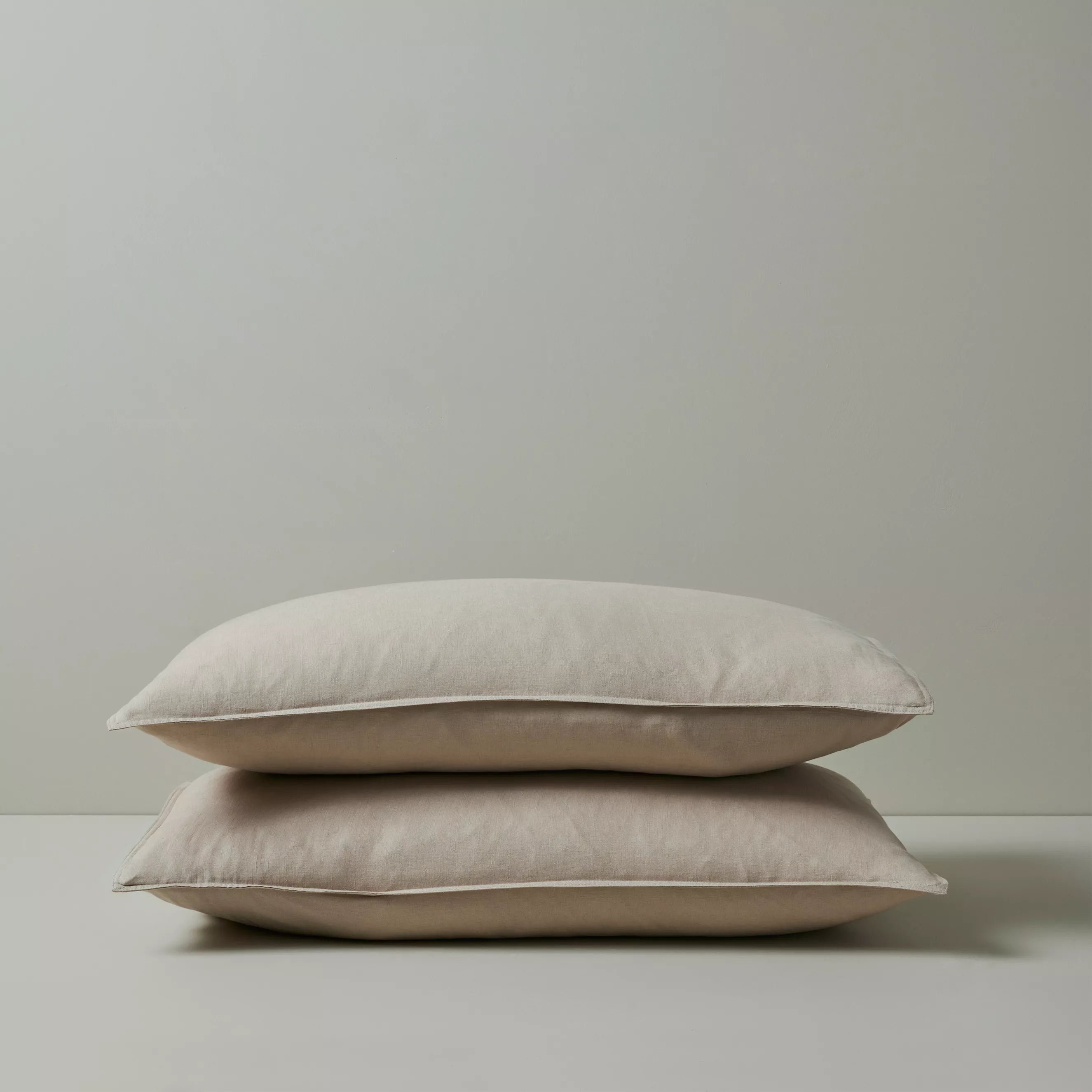 Ravello Linen Pillowcase Set Shell