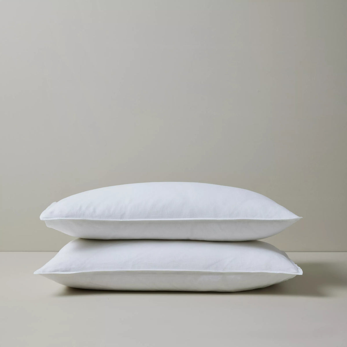 Ravello Linen Pillowcase Set White
