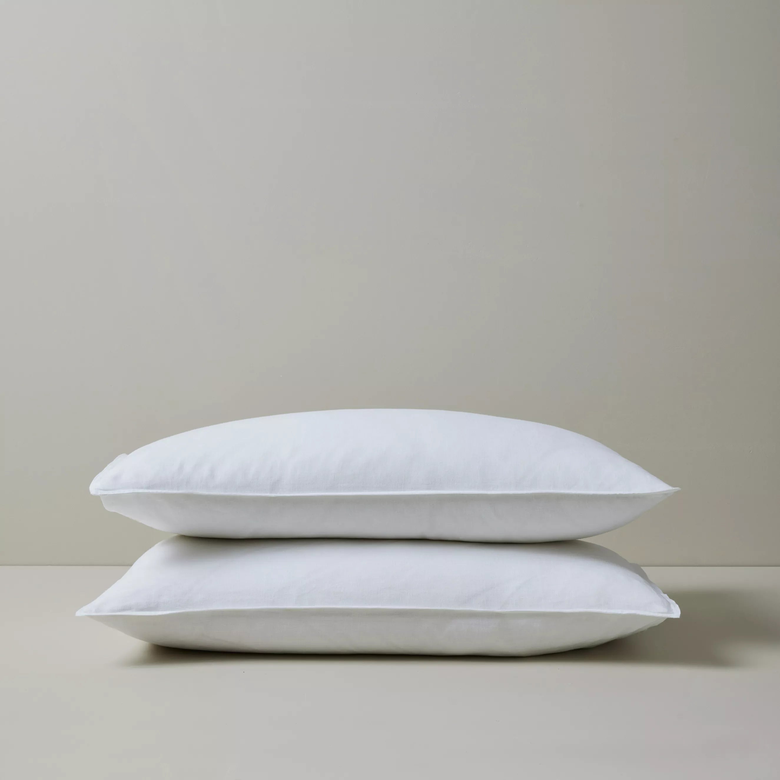 Ravello Linen Pillowcase Set White