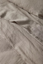 Ravello Linen Flat Sheet Pebble – view 2