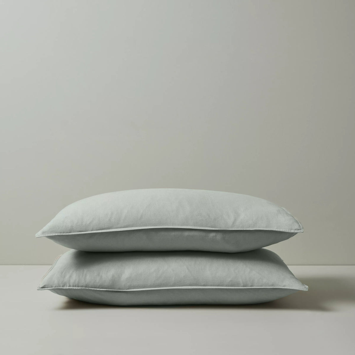 Ravello Linen Pillowcase Set Sage