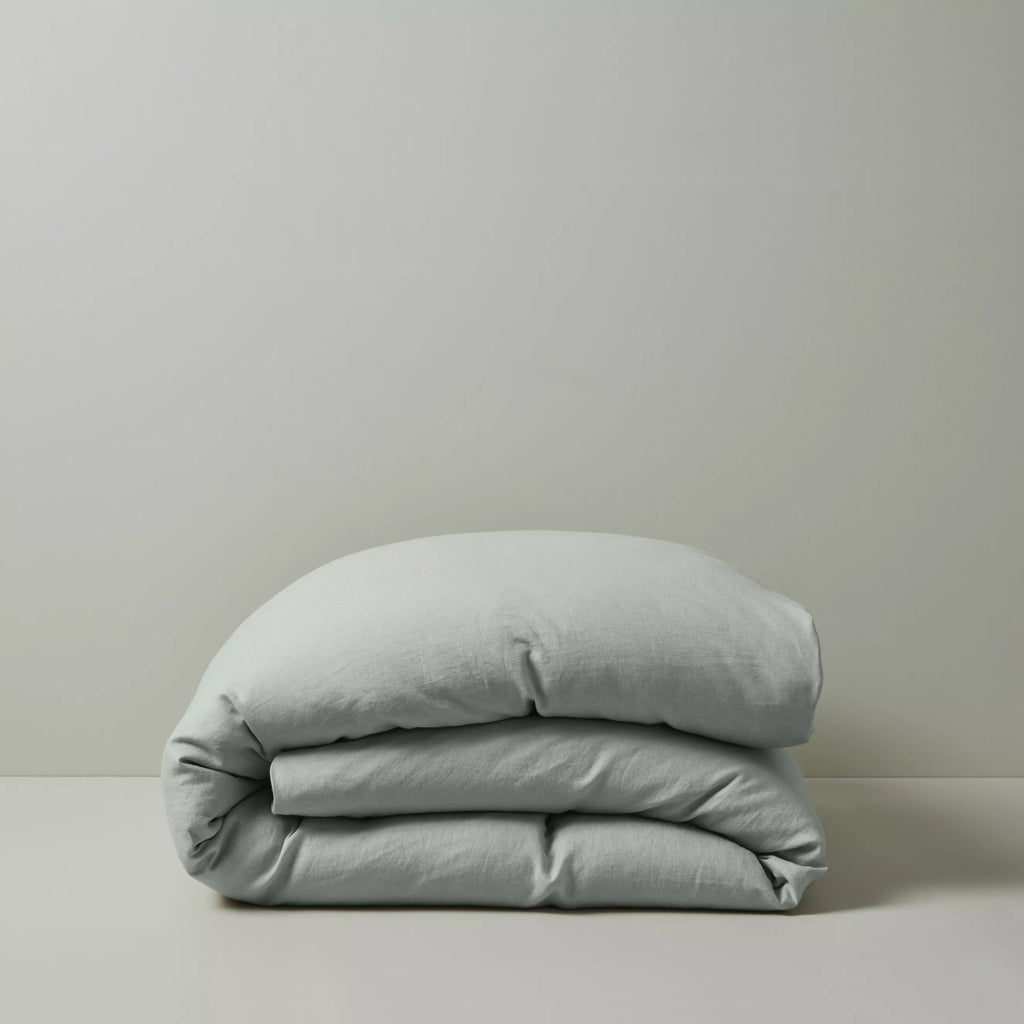 Ravello Linen Quilt Cover Sage