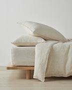 Sova Fitted Sheet Savanna Pinstripe