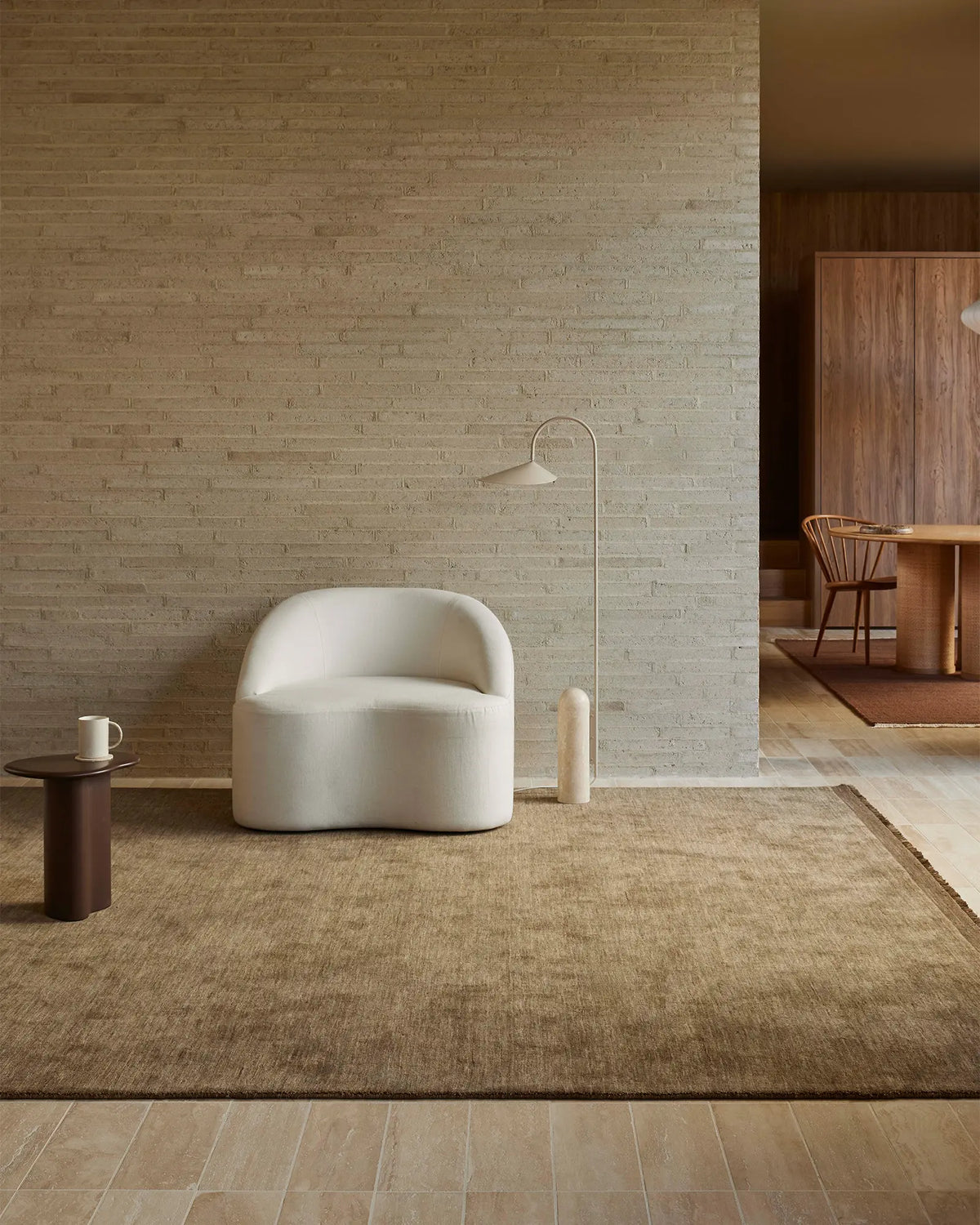 Silvio Walnut fabric