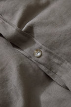 Ravello Linen Quilt Cover Charcoal