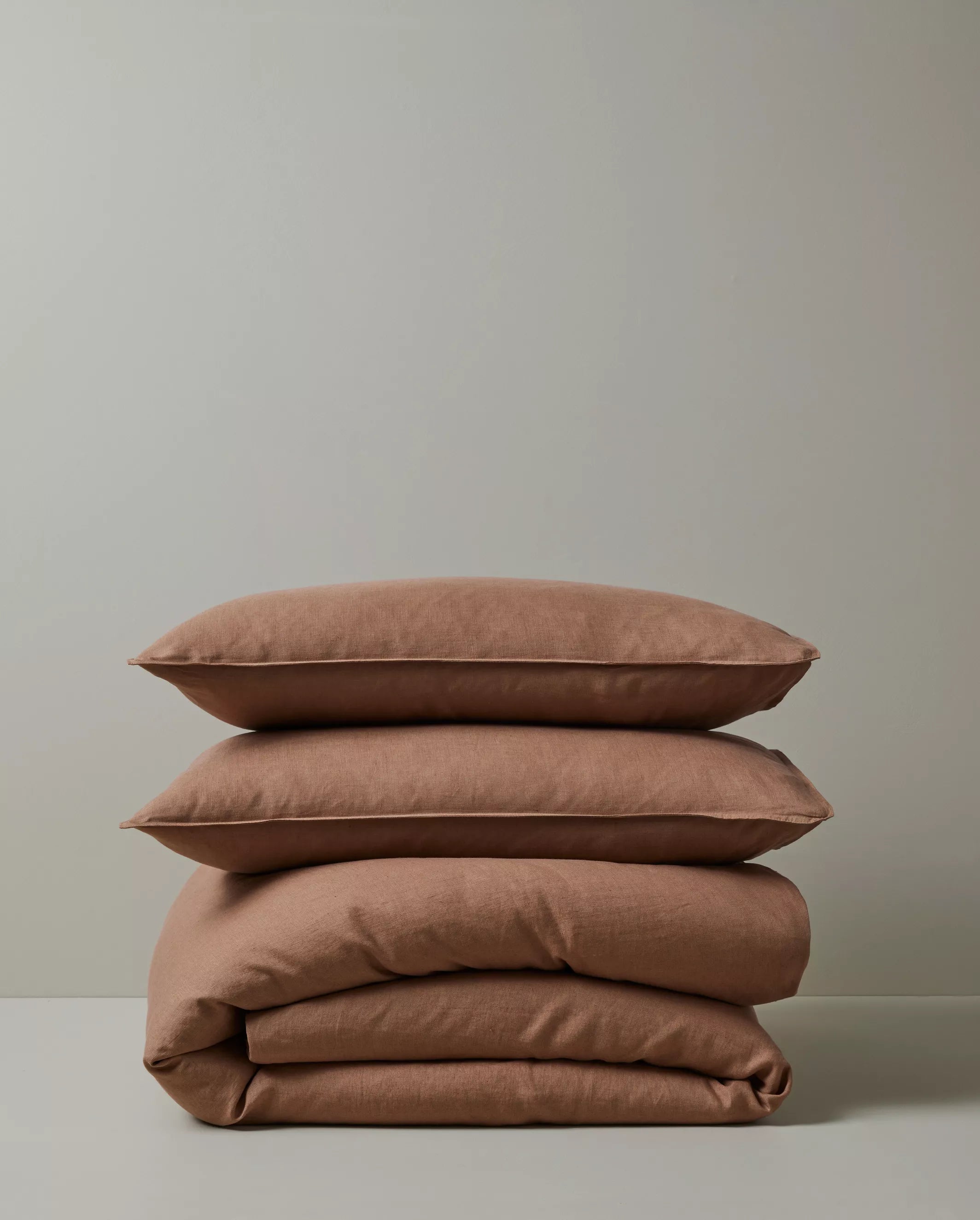 Ravello Linen Pillowcase Set Biscuit
