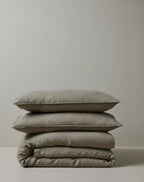Ravello Linen Pillowcase Set Caper – view 3