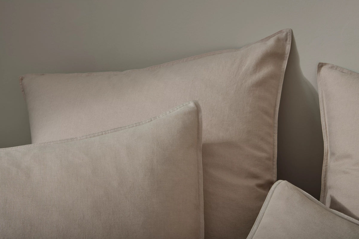 Ravello Linen Pillowcase Set Shell – view 4