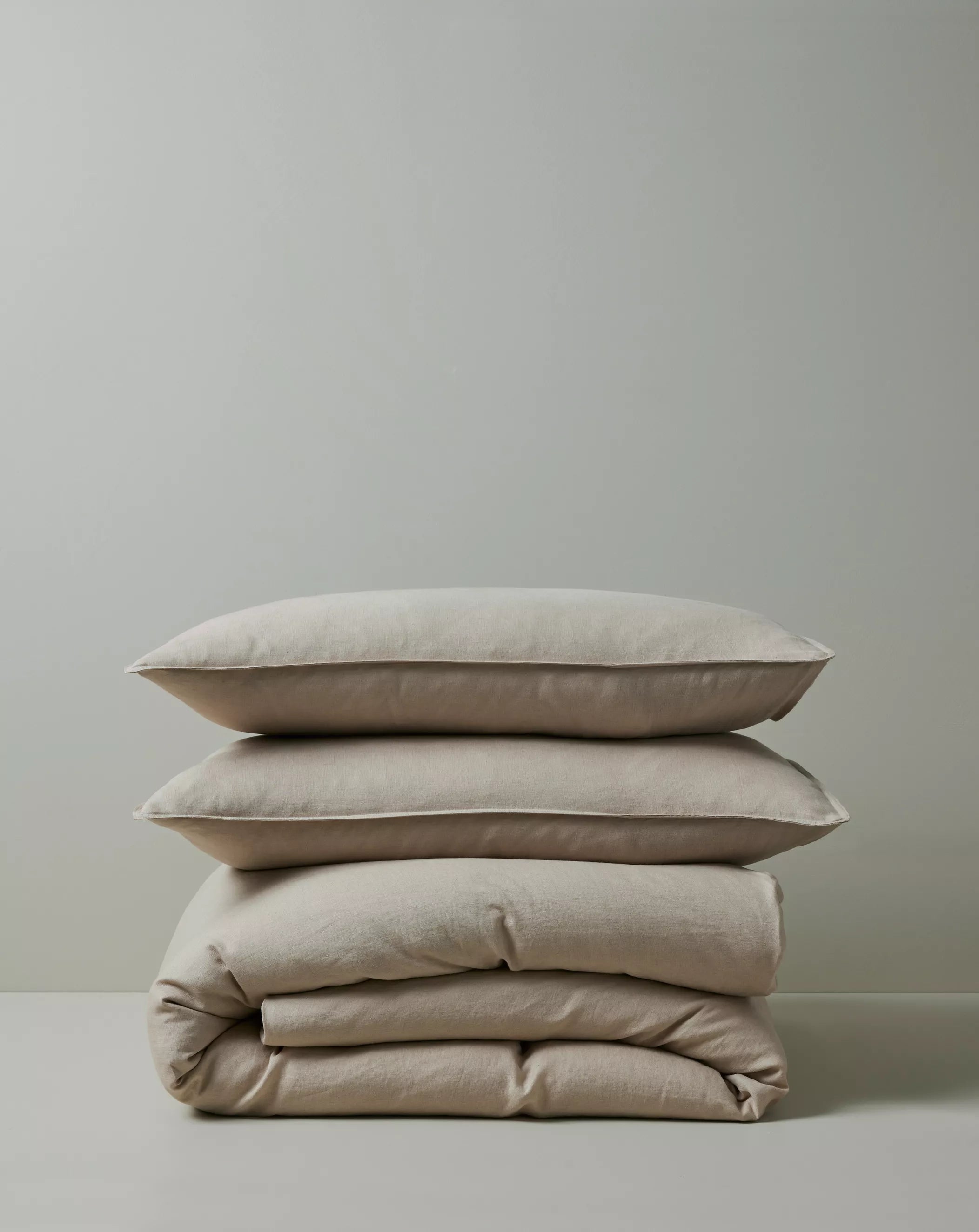 Ravello Linen Pillowcase Set Shell