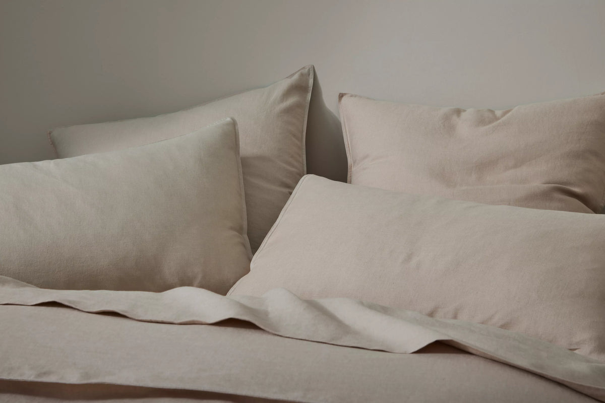 Ravello Linen Pillowcase Set Shell – view 5