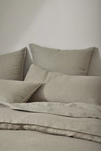 Ravello Linen Flat Sheet Caper – view 3