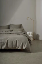Ravello Linen Fitted Sheet Caper – view 4