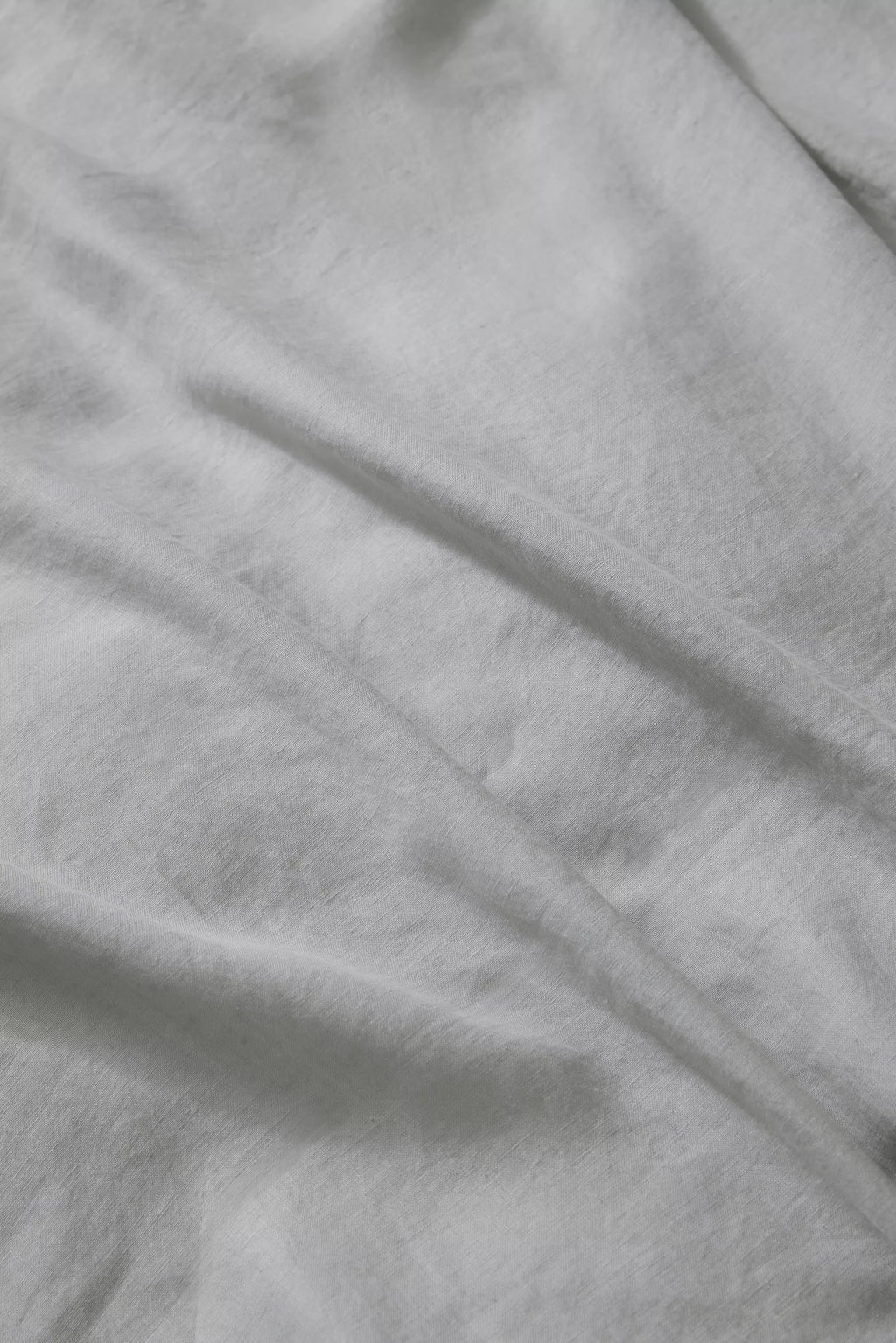 Ravello Linen Fitted Sheet Silver – view 3