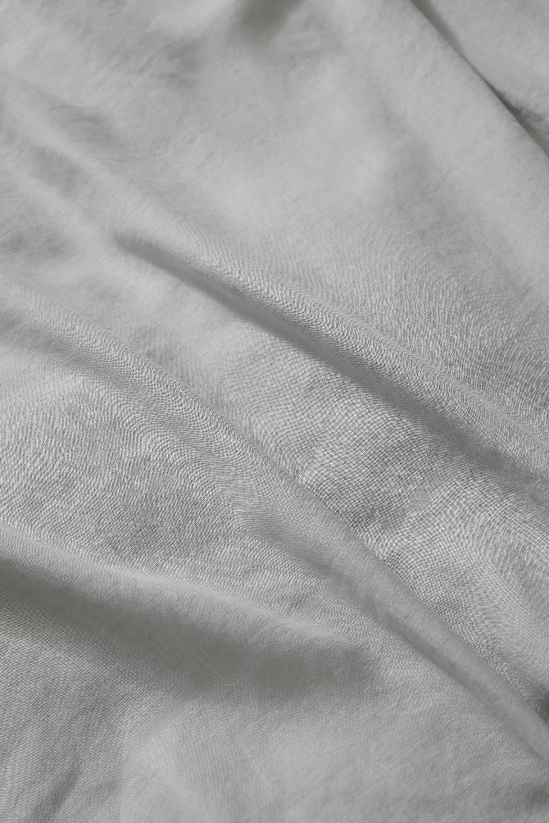Ravello Linen Fitted Sheet Silver