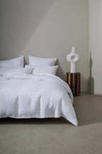 Ravello Linen Flat Sheet White – view 5