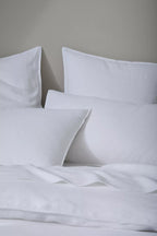 Ravello Linen Flat Sheet White – view 3