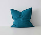 50 x 50cm / Teal / Cushion (with weave fill)